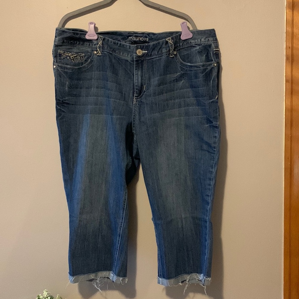 Maurices capris with embellishments.